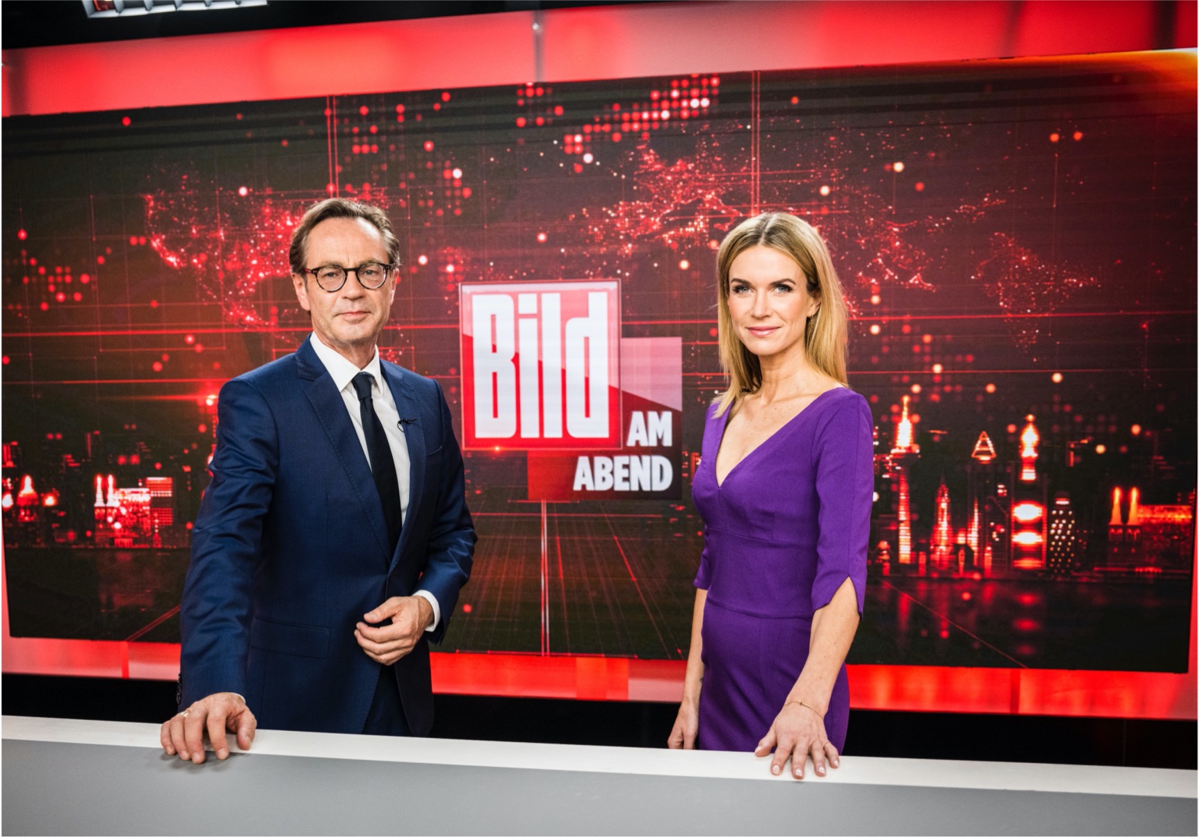 Die Moderatoren von BILD am Abend